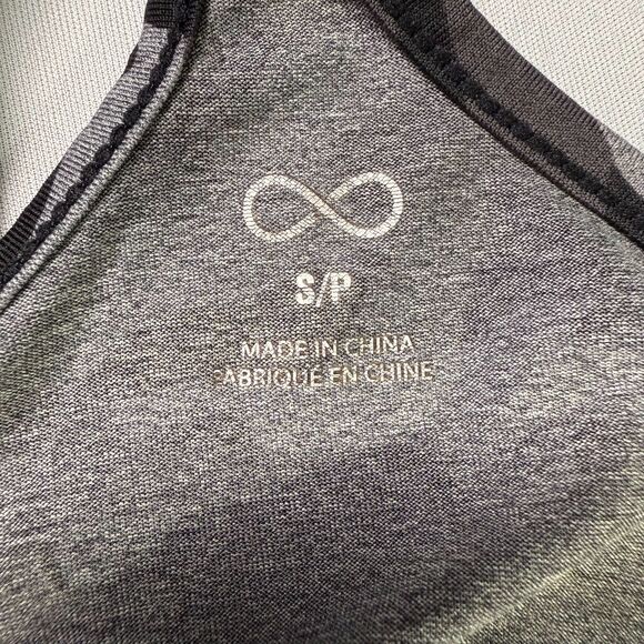 Infinity Power Workout Set, Tank Top & Leggings Sz Small Black & Gray Camo 2/$25 - Picture 8 of 11